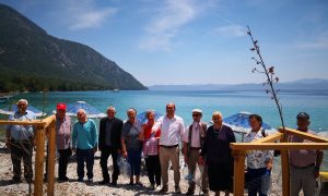 Huzurevi Sakinleri Akbük’te dikilen fidanları suladı