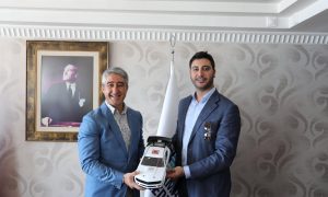 RALLİ ÖNCESİ FEDERASYON YETKİLİLERİNDEN BAŞKAN OKTAY’A ZİYARET