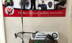 Çalınan Çim Biçme Makinası Polislerce Ele Geçirildi