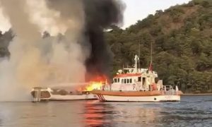 Fethiye’de Gulet Teknede Yangın: 1 Ölü, 4 Yaralı