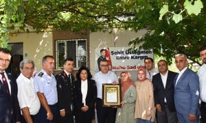 Şehidin ailesine Şehadet Belgesi verildi