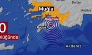 Dalaman açıklarında 5.0 büyüklüğünde deprem