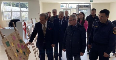 Kahraman Şehidimizin Anısına Sergi Açıldı