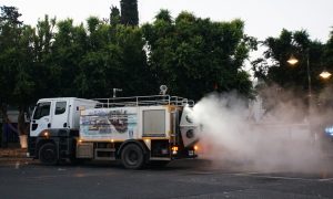 KURBAN KESİM YERLERİ İLE CADDE VE SOKAKLAR DEZENFEKTE EDİLDİ