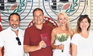 Sosyal Medyada Tanıştılar  7500 Kilometre aşıp Milas’ta evlendiler