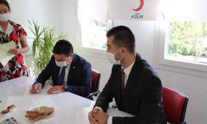 TÜRKİYE KIZILAY DERNEĞİ ÜYESİ OLDU