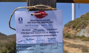 RÜZGAR ENERJİSİ  SANTRALINA MÜHÜR