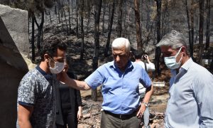 Başkan Gürün, Marmaris yangın  mağdurlarının yanında