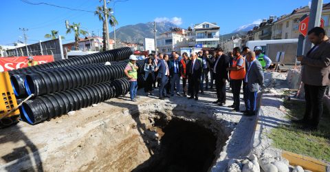 Fethiye’deki altyapı çalışmaları devam ediyor