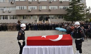 Şehit Polis Aytaç Babayiğit’in Naaşı Düzenlenen Törenle Memleketine Gönderildi
