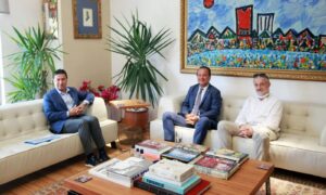 KANDİLLİ RASATHANESİ MÜDÜRÜNDEN BAŞKAN ARAS’A ZİYARET