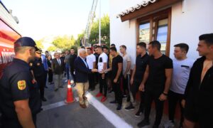 İtfaiyeci adayları için şeffaf sınav