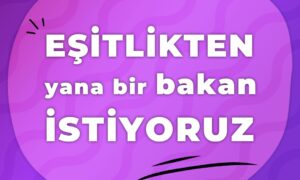 “Eşitlikten yana bir bakan istiyoruz”