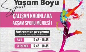 MİLAS BELEDİYESİ’NDEN ÇALIŞAN KADINLAR İÇİN  “AKŞAM SPORU”