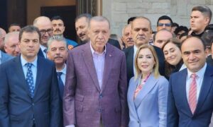 CUMHURBAŞKANI ERDOĞAN OKLUK KOYUNDA