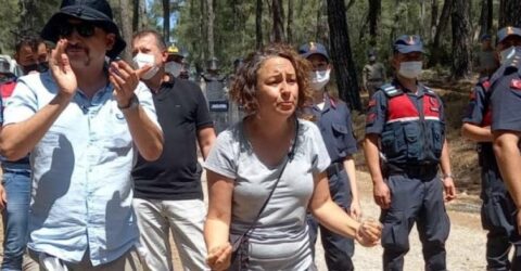 Akbelen’de çevre direnişçisi Gümüşel gözaltına alındı