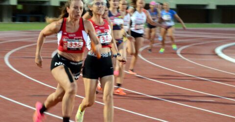 Kadın atletlerden Balkan Şampiyonası Bayrak rekoru geldi.