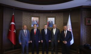 Muğla Valisi ,AK Parti  Muğla Milletvekilleri ,Gençlik ve Spor Bakanını ziyaret ettiler