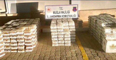 Ölüdeniz’de onbinlerce kaçak içki yakalandı