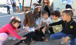 Miniklerden Can dostlara 4 Ekim Ziyareti