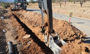 Betçe İçme Suyu Projesinin 3 bin 500 Metrelik Kısmı Tamamlandı