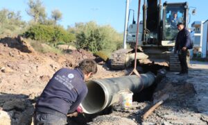 Bodrum Mumcular’da İçme Suyu Hatları Yenileniyor