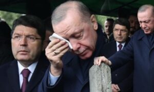 Cumhurbaşkanı Erdoğan gözyaşlarını tutamadı