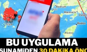 Tsunamiyi 30 dakika önceden haber veriyor