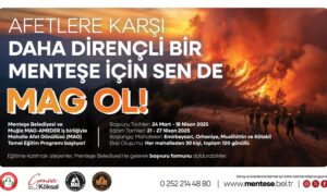 Menteşe Belediyesi, afetlerde görev alacak gönüllü arıyor