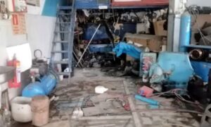 Sanayideki tamircide karpit kazanı patladı çalışan ağır yaralandı