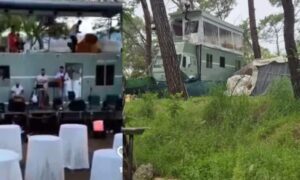 Koruma altındaki ormanın içine “Karavan Saray” ve disko yaptılar