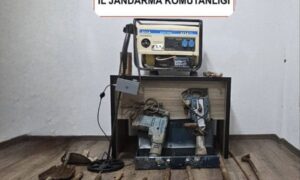 Tarihi Eser çıkarmak için kaçak kazı yapanlar suçüstü yakalandılar