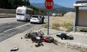 Seydikemer’deki  kazada Motosiklet sürücüsü hayatını kaybetti.