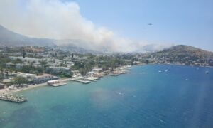 Bodrum ‘da yangın