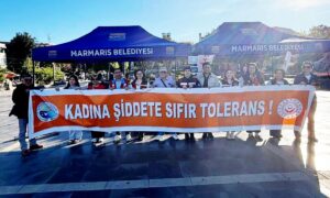 Marmaris’te Gündüz Gece Kadına Şiddetle  Mücadele 