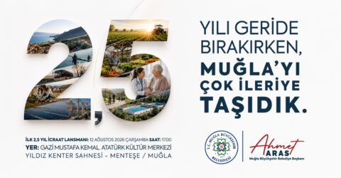 Büyükşehir 2,5 Yıllık Hizmetlerini Muğlalılarla Buluşturuyor
