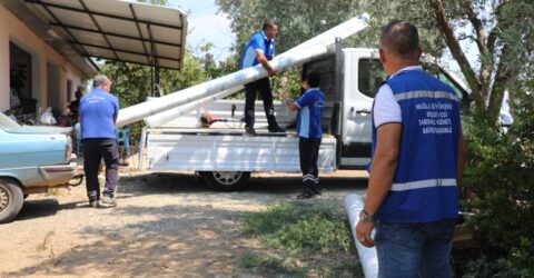 Büyükşehir Üreticiye destekte bulundu